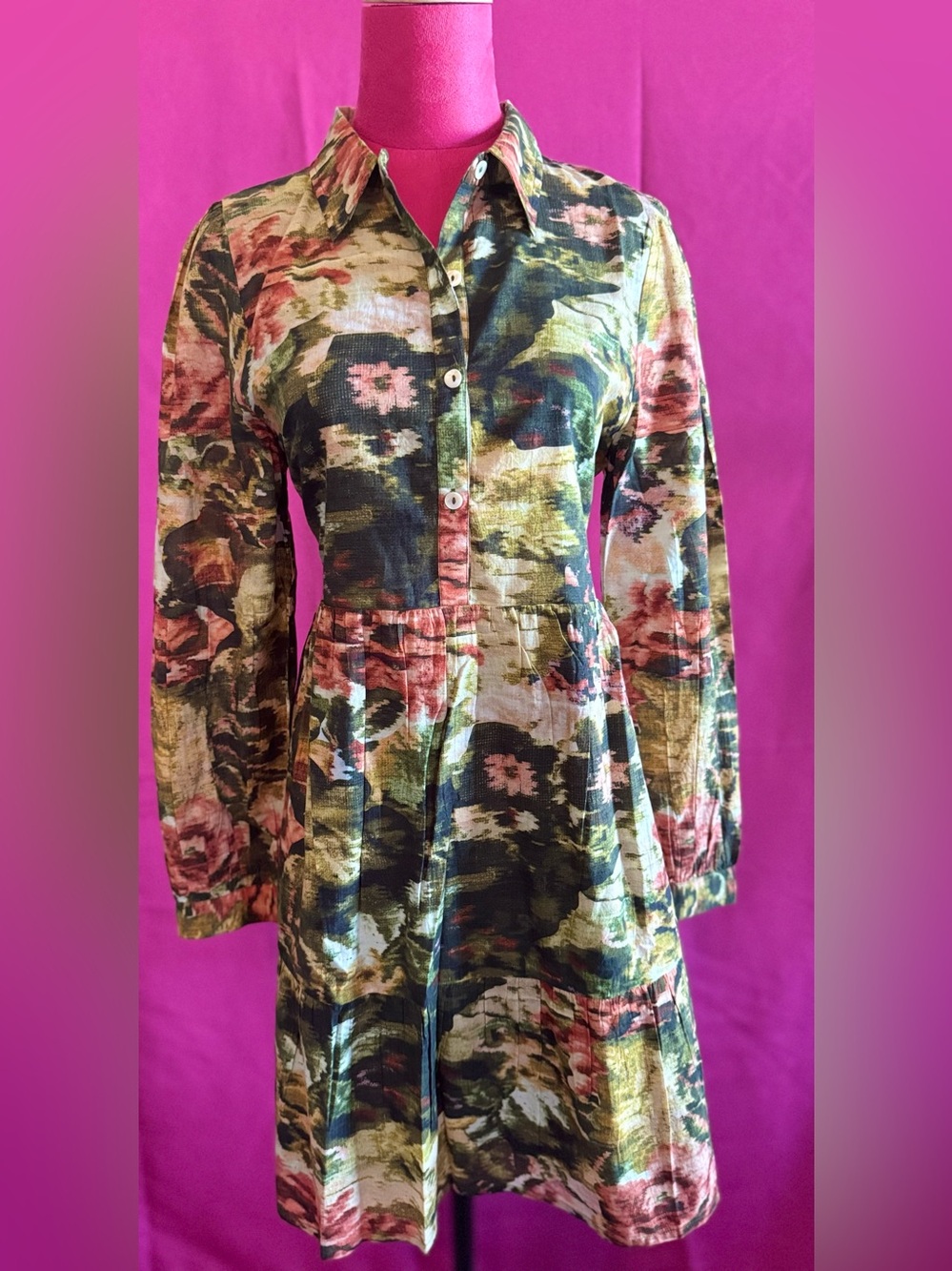 Ro's Garden Shirtdress
